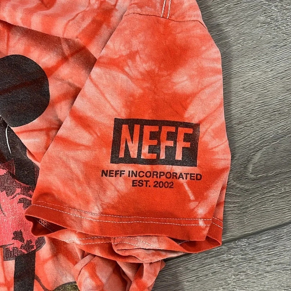 Tiedye Mickey Mouse X Neff size Large Tshirt - Picture 4 of 4